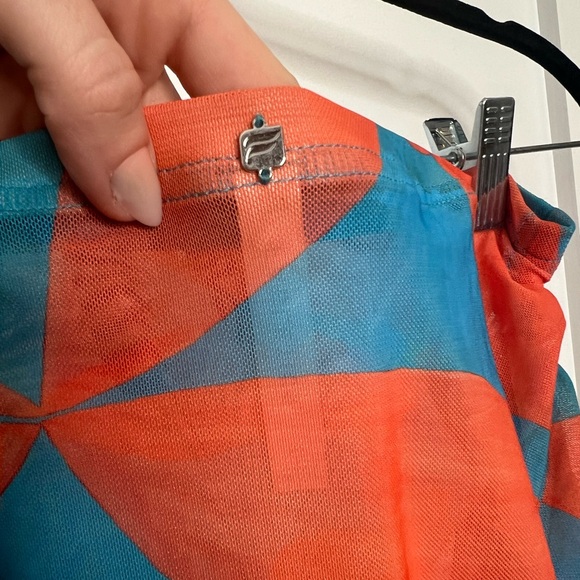 Sheer Fabletics Neon Retro Skirt - Picture 3 of 8